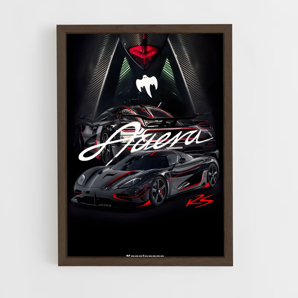 Poster L'Aventure Agera – affiche Koenigsegg (vue 5)